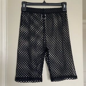 NWOT Fishnet shorts